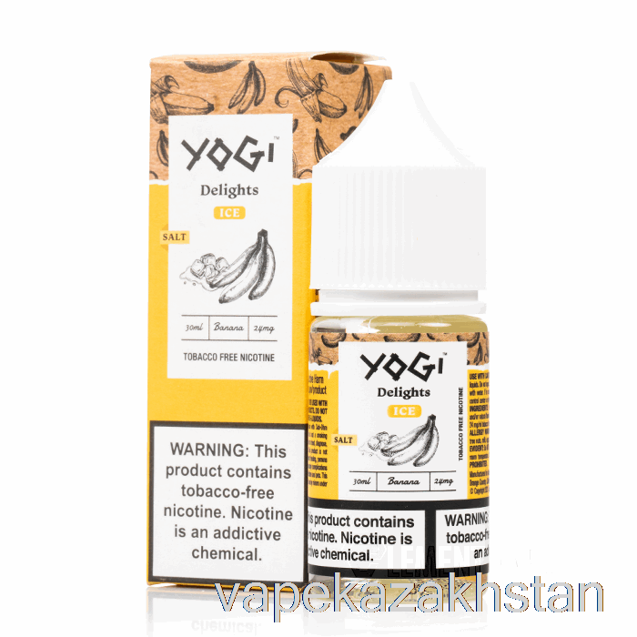 Vape Smoke Banana Ice Salts - Yogi Delights - 30mL 24mg